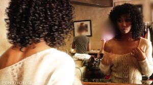 Misty Stone's Sultry Ebony Pet of the Month Hardcore Tease