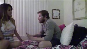 Stepsister's Secret Blowjob with Her Forbidden Boyfriend
