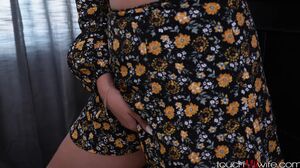 Brunette Sophia Leone's Intense Blowjob Tease for the Voyeuristic Husband