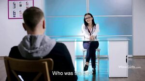 Brunette Teen Divina's Steamy Solo Interview Seduction