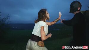 Star Wars The Last Temptation: Lily's Double Penetration Temptation in a Galactic XXX Parody