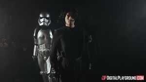 Star Wars XXX Parody: Lily LaBeau and Adriana Chechik's Forbidden Lesbian DP Temptation