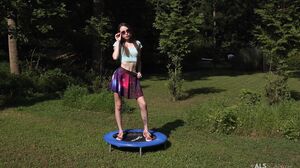 Brooke Johnson Bounces with Wild Fingering and Solo Masturbation Fun
