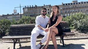 Bordeaux Exhibitionism Frenzy: Ambre and Cataleya's Wild Hardcore Threesome