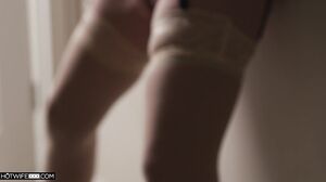 Blonde Hotwife Cubbi's Passionate POV Blowjob and Cumshot Frenzy