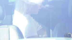 Naughty Angel's Steamy Parking Lot Self-Pleasure