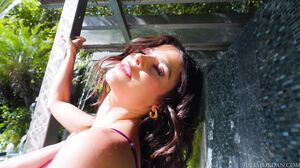 Brunette Babe Kylie Rocket Takes Lexington Steele's Massive BBC Deep