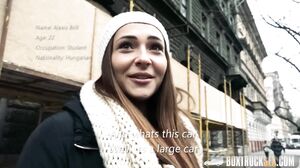 Teen Alexis Brill's Wild Dildo Adventure in the Sex Truck