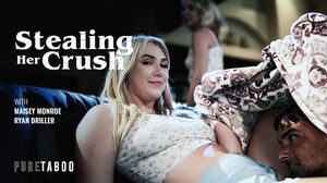 Blonde Bombshell Steals Her Crush with Massive Tits and Fantasy Seduction
