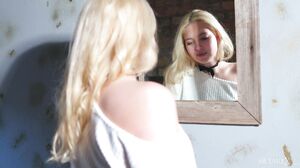 Blonde Bombshell's Intense Solo Masturbation Heatwave