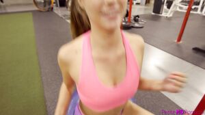 Petite Fitness Babe's Intense POV Blowjob Workout