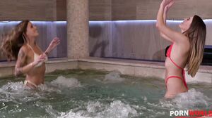 Eveline and Silvia Dellai's Intense Double Penetration Adventure