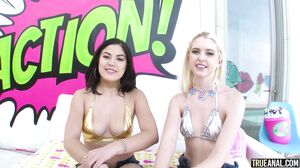 Serious Gaping Skills: Hardcore Anal POV with Chloe and Kendra