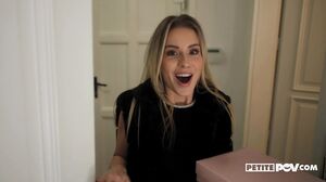 Petite Naughty Neighbor's POV Blowjob and Hardcore Cumshot Adventure