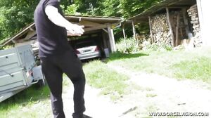 MILF Farmer and Her Horny Friends Take It Deep in the Ass
