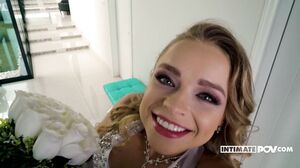 Innocent Bride's Wild POV Surrender: Deep Blowjob and Explosive Cumshot