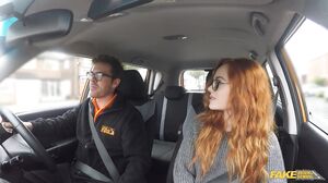 Fiery Redhead's Wild Outdoor Threesome POV Blowjob