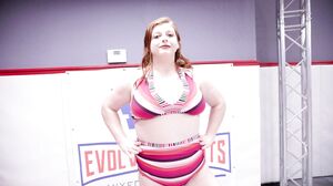 Lesbian Wrestling Showdown: Betty Brickhouse Dominates Paris Love with Toys and Fetish Fury