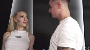 Busty Blonde Bombshell's Wild Wonderland Adventure
