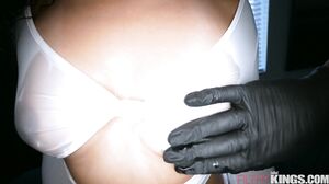 Ebony Latina Diamond Gets Oiled Up and Pounded in Steamy Massage Session