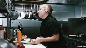 Yes Chef: MILF Cubbi Thompson's Steamy Kitchen Blowjob and Hardcore Feast