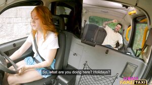 Fake Taxi Ride Turns Wild: Teen Cherry's Hardcore Blowjob Adventure