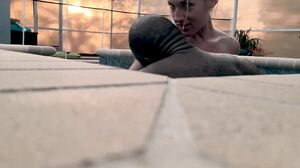 Blonde Bombshell in Glasses Delivers a Mesmerizing Blowjob