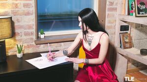 Posy’s Seductive Hair Play Tease and Solo Fingering Ecstasy
