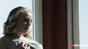 Petite Blonde Teen Alotta Bush Gets Wild and Naughty