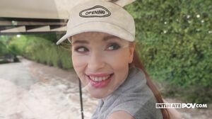 POV Golf Course Romp: Megan Murkovski and Jessie Ames Suck and Fuck to Gushing Cumshots