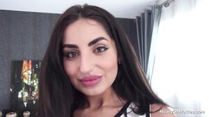 Manhandling My Love: Big Tits Bombshell's Intense Blowjob and Cumshot Frenzy