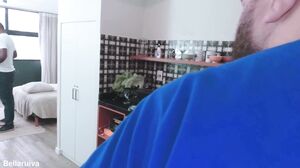 Fiery Latina Babe with Massive Tits Gives Explosive Blowjob