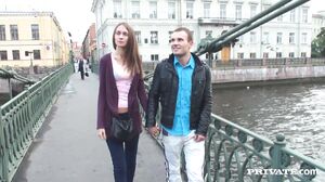 Russian Teen's Tight Ass Gets Pounded Hard