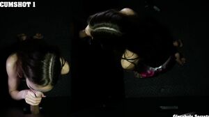 Nadia Noja's Intense Second Glory Hole Adventure: POV Deepthroat and Explosive Cumshot