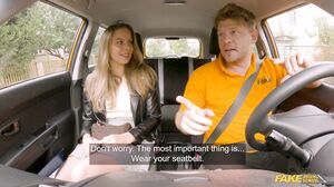 POV Driving Lesson Turns into Wild Hardcore Blowjob and Cumshot Ride