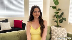 Brunette Teen Serena Hill's Steamy Hands-On Jerk Off Guidance
