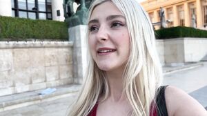 Blonde Teen's Wild Paris Adventure: Fucking a Stranger and Taking His Hot Cum