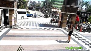 POV Tuk Tuk Asian Hottie Delivers a Steamy Blowjob Ride