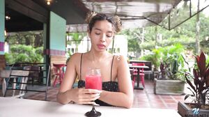Valery Ponce's Seductive Cleavage Tease and Solo Fingering Ecstasy