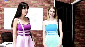 Mean Schoolgirl Threesome: Deepthroat and Doggystyle Fetish Frenzy