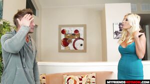 Hot Blonde MILF Puma Swede Craves Her Son's Friend's Massive Stiff Cock