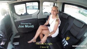Czech Blonde Barra Brass Sucks Hard Cock in Outdoor Car Fuck