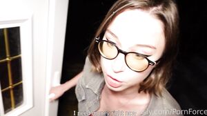 Cash4Cum Teen Cumdumpster Used Like Raw Meat in Hardcore Blowjob