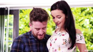 Francys Belle's Intense Bareback Anal Pounding and Deepthroat Action