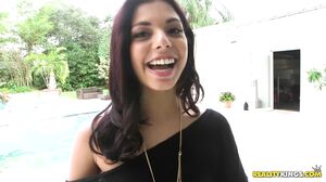 Brunette Bombshell Gina Valentina's Steamy Solo Seduction