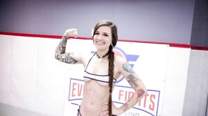 Luna Lovely Takes on Nikki Zee in a Steamy Lesbian Rematch with Strap-On Action