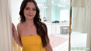 Stepdaughter's Dirty Secret: No Panties Under That Skirt