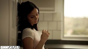 Skinny Brunette Teen Gets Wild and Horny in Steamy Solo Session