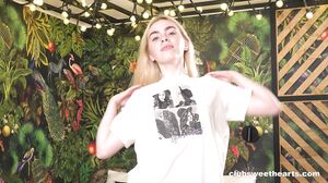 Blonde Teen Explores Her Secret Hiding Spot
