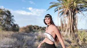 Daring Kiara Strips Naked in Public and Walks Home Completely Exposed